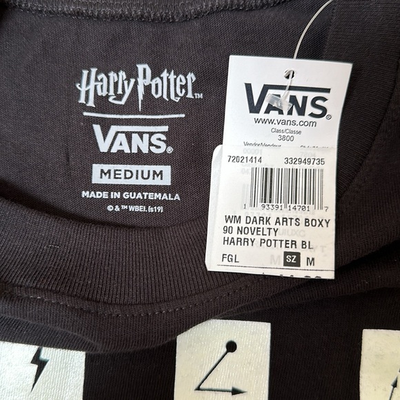 VANS x HARRY POTTER DARK ARTS BOXY TEE - Picture 4 of 6